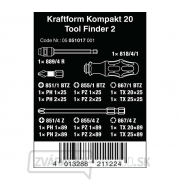 Wera 051017 Skrutkovacie nože pre bicykle a elektrobicykle Kraftform Kompakt 20 Tool Finder 2 s taškou (sada 13 dielov) Náhľad