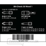 Wera 057433 Torzné bity Bit-Check 30 Wood 1 s držiakom 887/4 RR (sada 30 kusov) Náhľad