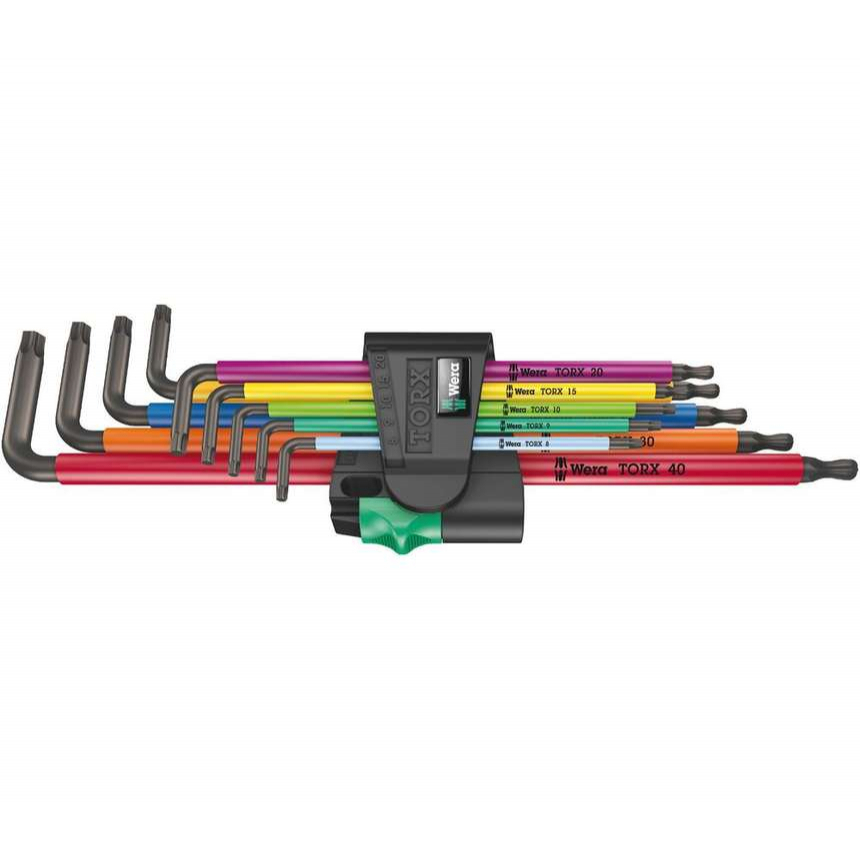 Wera 024480 Nástrčné kľúče 967/9 TX XL Multicolor 1. Sada 9 dlhých kľúčov Torx