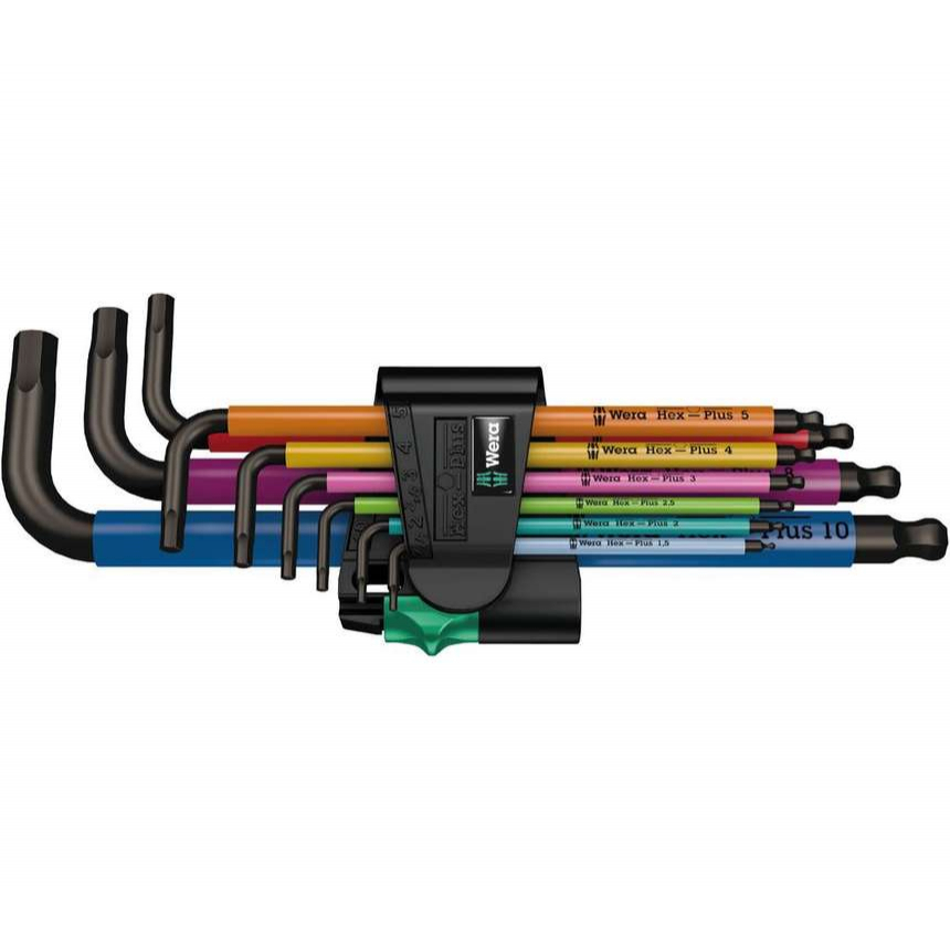 Wera 022089 Wera 950/9 Hex-Plus Multicolour 1. Sada 9 kusov (1,5-10 mm)