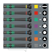 Wera 118054 TORX skrutkovač TX 20 BOx60 mm na použitie v elektronike Kraftform Micro typ 2067, s bezpečnostným kolíkom Náhľad