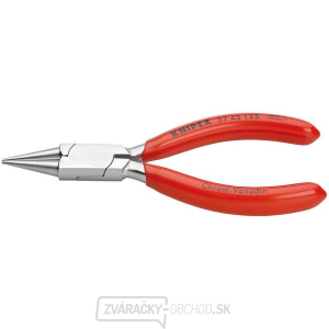 Úchopové kliešte na jemnú elektroniku 125 mm KNIPEX 37 43 125 - chrómované, plastové puzdrá gallery main image