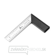 Nerezový uholník SHINWA s robustnou hliníkovou základňou so stupnicou - 200 mm gallery main image