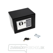 Trezor s kombinovaným a elektronickým zámkom 21x17x17cm (1) Náhľad