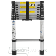 Hliníkový teleskopický rebrík 2,6 m 150 kg (1) Náhľad