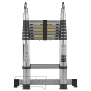 Hliníkový teleskopický rebrík kĺbový 5m 150kg (1) Náhľad