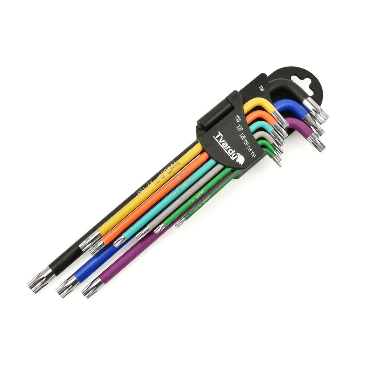 Kľúče Torx dlhé T10-T50 farba 9el. S2 (24)