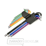 Kľúče Torx dlhé T10-T50 farba 9el. S2 (24) Náhľad