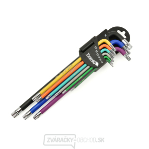 Kľúče Torx dlhé T10-T50 farba 9el. S2 (24) gallery main image