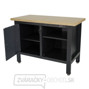 Pracovný dielenský stôl Matabro MB-TSK5410-L | 1 skrinka | 1 polica | 1200 x 600 x 860 - 900 mm Náhľad