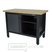 Pracovný dielenský stôl Matabro MB-TSK5410-L | 1 skrinka | 1 polica | 1200 x 600 x 860 - 900 mm gallery main image