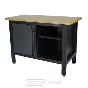 Pracovný dielenský stôl Matabro MB-TSK5410-L | 1 skrinka | 1 polica | 1200 x 600 x 860 - 900 mm gallery main image