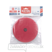 Kotúč leštiaci penový, orbitálny, T10, červený, ⌀150x25mm, suchý zips ⌀127mm Náhľad