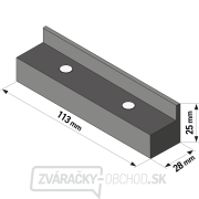 Ochranné čeľuste na zverák 2ks, dĺžka 113mm, s magnetmi, TPU Náhľad