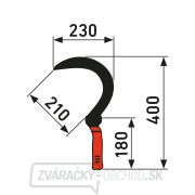 Kosák na trávu s plast. rukoväťou, dĺžka 40cm (pre pravákov) Náhľad