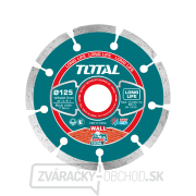 Kotúč diamantový rezný segmentový, Fast cut, suché aj mokré rezanie, 125mm, industrial gallery main image