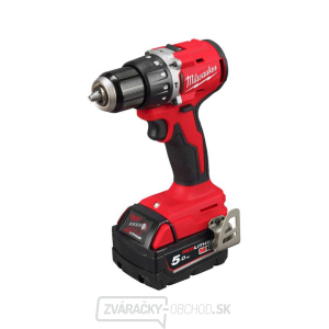 Akumulátorový kompaktný vŕtací skrutkovač Milwaukee M18 BLPDRC-502C (5,0 Ah) gallery main image