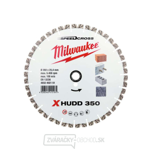 Diamantový brúsny kotúč Milwaukee XHUDD 350 mm gallery main image