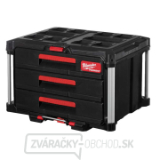 Milwaukee 4932472130 - Kompaktný organizér s 3 zásuvkami Packout™ Box System Náhľad