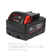 Akumulátor Milwaukee M18 B5-CR (18 V / 5,0 Ah), M18 REDLITHIUM, chemická ochrana - odolnosť voči oleju a taktickým... gallery main image