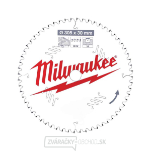 Pilový kotúč Milwaukee CSB MS W 305 x 30 x 3,0 x 60ATB NEG. gallery main image