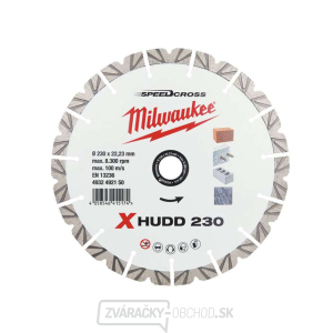 Diamantový brúsny kotúč Milwaukee XHUDD 230 mm gallery main image