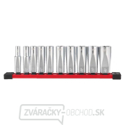 Milwaukee 3/8" šesťhranné hlavice 5/16 ÷ 7/8" 4932492510 - chrómované, predĺžené, palcové (sada 10 ks) gallery main image