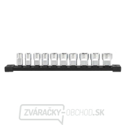 Nástrčné hlavice 3/8" so šesťhranom 10 ÷ 19 mm Milwaukee 4932492507 - pochrómované (sada 10 ks) gallery main image