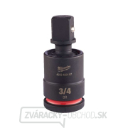 Univerzálny 3/4" kĺb Milwaukee Shockwave™ Impact Duty, rázový gallery main image