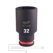 1/2" rázová hlavica Milwaukee Shockwave™ Impact Duty 32 mm, predĺžená gallery main image