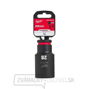 1/2" rázová hlavica Milwaukee Shockwave™ Impact Duty 28 mm, predĺžená gallery main image