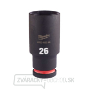 1/2" nástrčná hlavica Milwaukee Shockwave™ Impact Duty 26 mm, rázová, predĺžená gallery main image