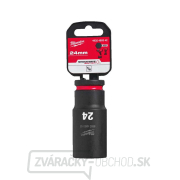 1/2" rázová nástrčka Milwaukee Shockwave™ Impact Duty 24 mm, predĺžená gallery main image