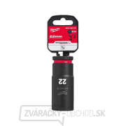 1/2" rázová hlavica Milwaukee Shockwave™ Impact Duty 22 mm, predĺžená gallery main image