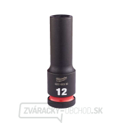 1/2" rázová hlavica Milwaukee Shockwave™ Impact Duty 12 mm, predĺžená gallery main image