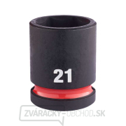 1/2" rázová hlavica Milwaukee Shockwave™ Impact Duty 21 mm, krátka gallery main image