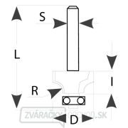 IGM M138 Zaobľovacia fréza vydutá - R6,3 D25,3x12,7 L64 S=8 HW Náhľad