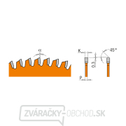 CMT Orange Pílový kotúč na lamino, plast a neželezné kovy - D190x2,8 d30 Z64 HW Náhľad