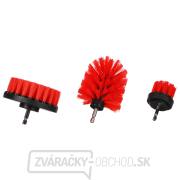 Sada kief na vŕtačku na čistenie auta CAR DETAILING DRILL BRUSH 3 MEDIUM, 3ks SIXTOL Náhľad