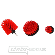 Sada kief na vŕtačku na čistenie auta CAR DETAILING DRILL BRUSH 3 MEDIUM, 3ks SIXTOL Náhľad