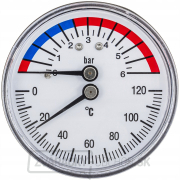 SolarKPM SKT02, Teplomer s tlakomerom solárneho kolektora | 0-120 °C | 1/2 Náhľad