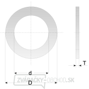 CMT Redukčný krúžok pre pílové kotúče - D20 d12,7 t1,4 gallery main image