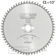 CMT Industrial C287 Pílový kotúč na lamino bez predrezu - D160x2,6 d20 Z34 HW Náhľad