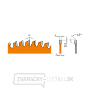 CMT Orange XTreme Pílový kotúč na lamino a DTD - D260x2,5 d30 Z64 HW Náhľad