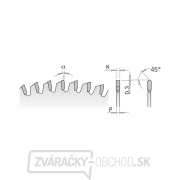 CMT Pílový kotúč na lamino, plast a neželezné kovy - D250x3,2 d32 Z80 HW Odhlučnený Náhľad