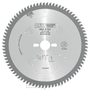 CMT Pílový kotúč na lamino, plast a neželezné kovy - D250x3,2 d32 Z80 HW Odhlučnený gallery main image