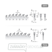 CMT XTreme Pílový kotúč na lamino a DTD - D250x3,2 d30 Z60 HW Náhľad