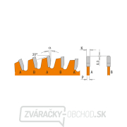 CMT ITK Ultra tenký kotúč na lamino, plast a neželezné kovy - D210x1,8 d30 Z64 HW Náhľad