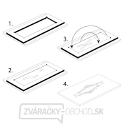 CMT Súprava na ornamenty, fréza 3D S=8mm, šablóna KLASIK s rámom Náhľad