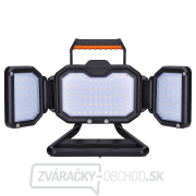 Solight LED reflektor 30W, prenosný, nabíjací, 3000lm, oranžovo-čierny Náhľad